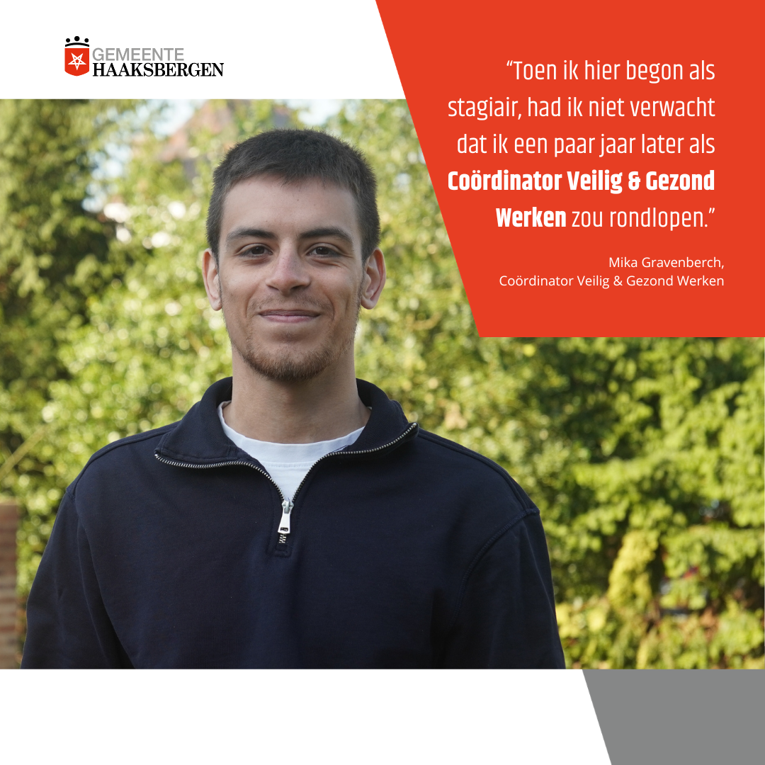 Mika Gravenberch, Coördinator Veilig & Gezond Werken