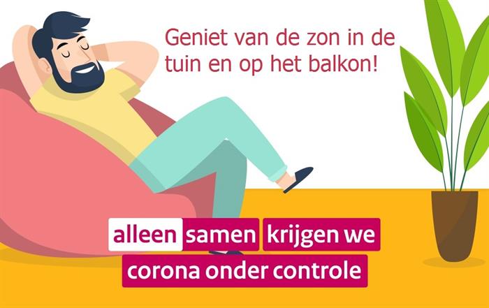 In de tuin
