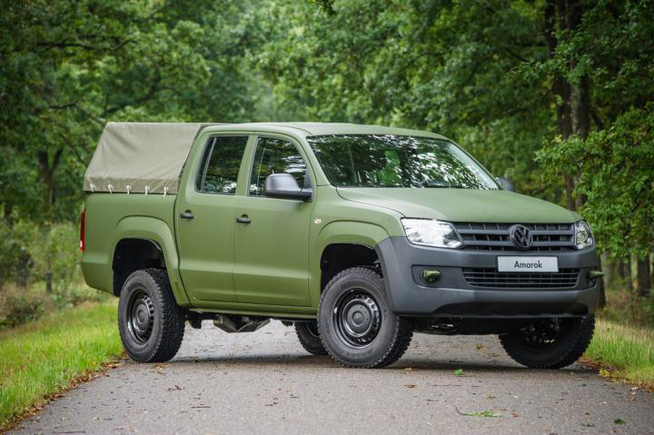 Amarok voertuig van Defensie.