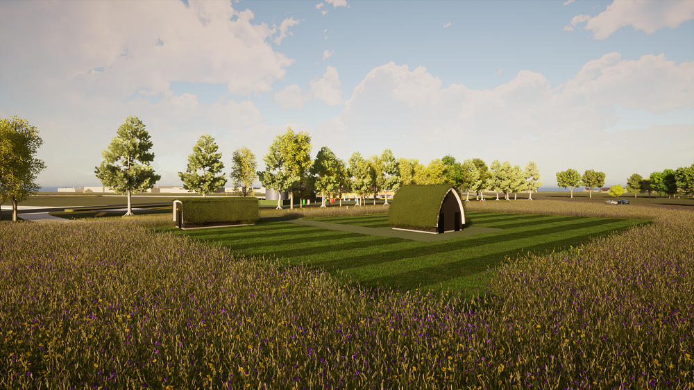 Impressie van de zouthuisjes